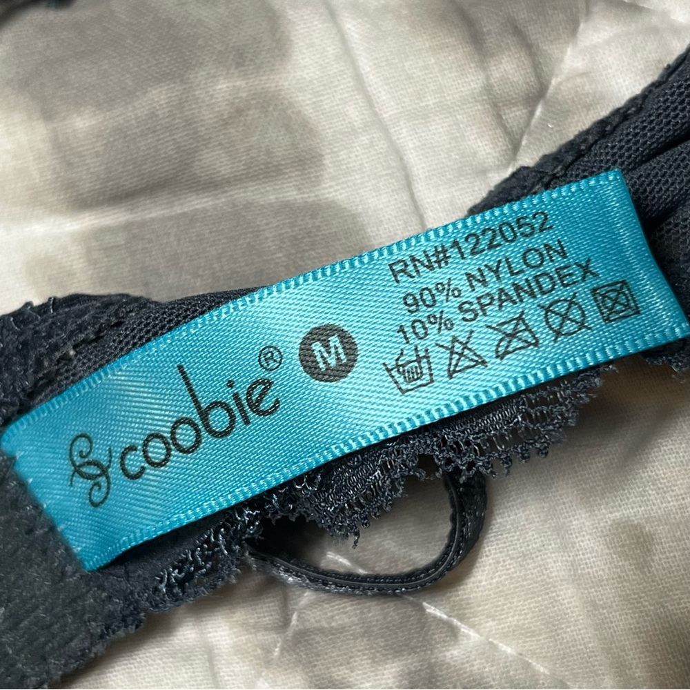 3/$15🍄Beautiful grey lace bralette, S/M - Picture 7 of 9